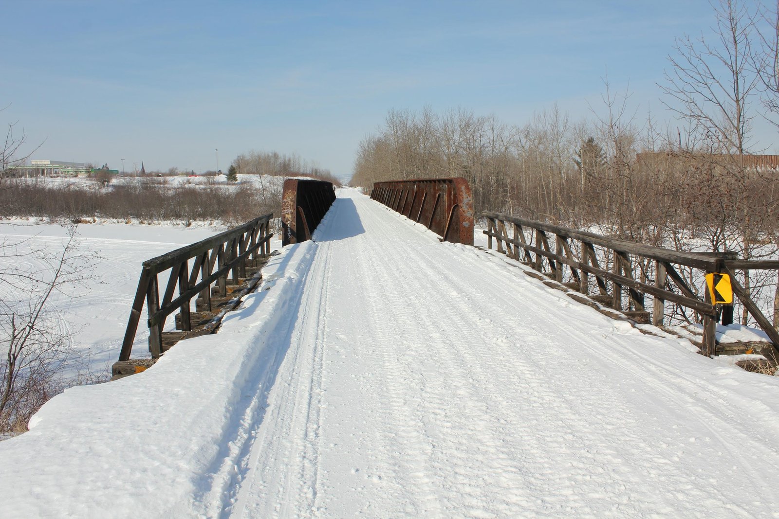 Looking west
